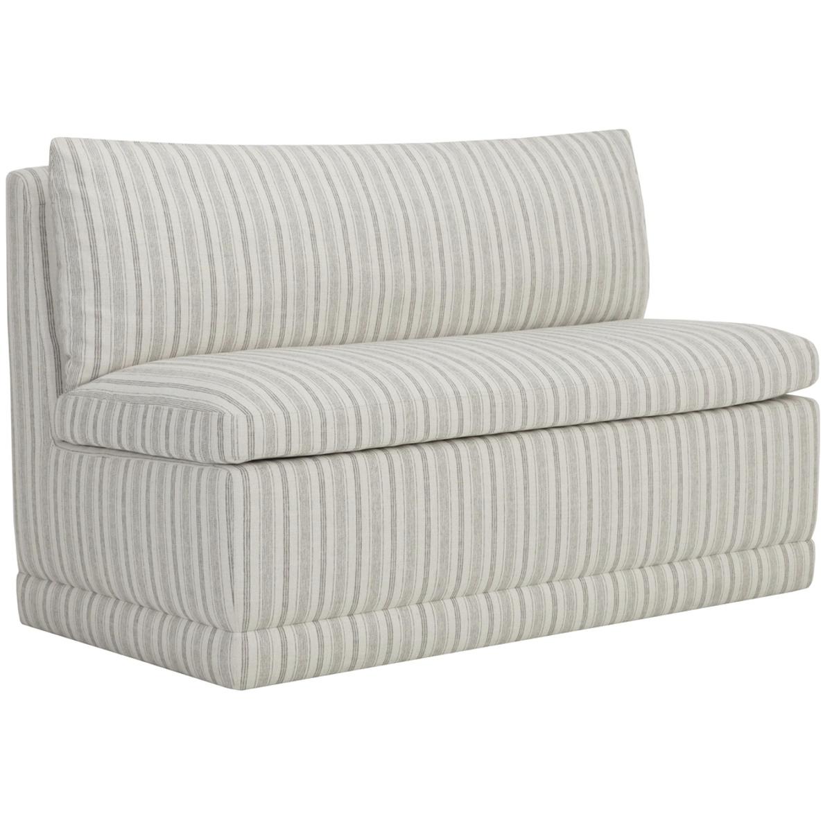Norwood Modern Classic Grey Gifford Script Banquette